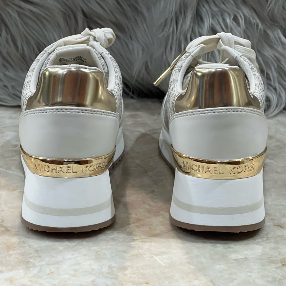 Michael Kors Women’s Monique Trainer Lace-Up Sneakers - Picture 3 of 7